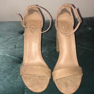 Candie’s Heels . Single Sole Strap heels.